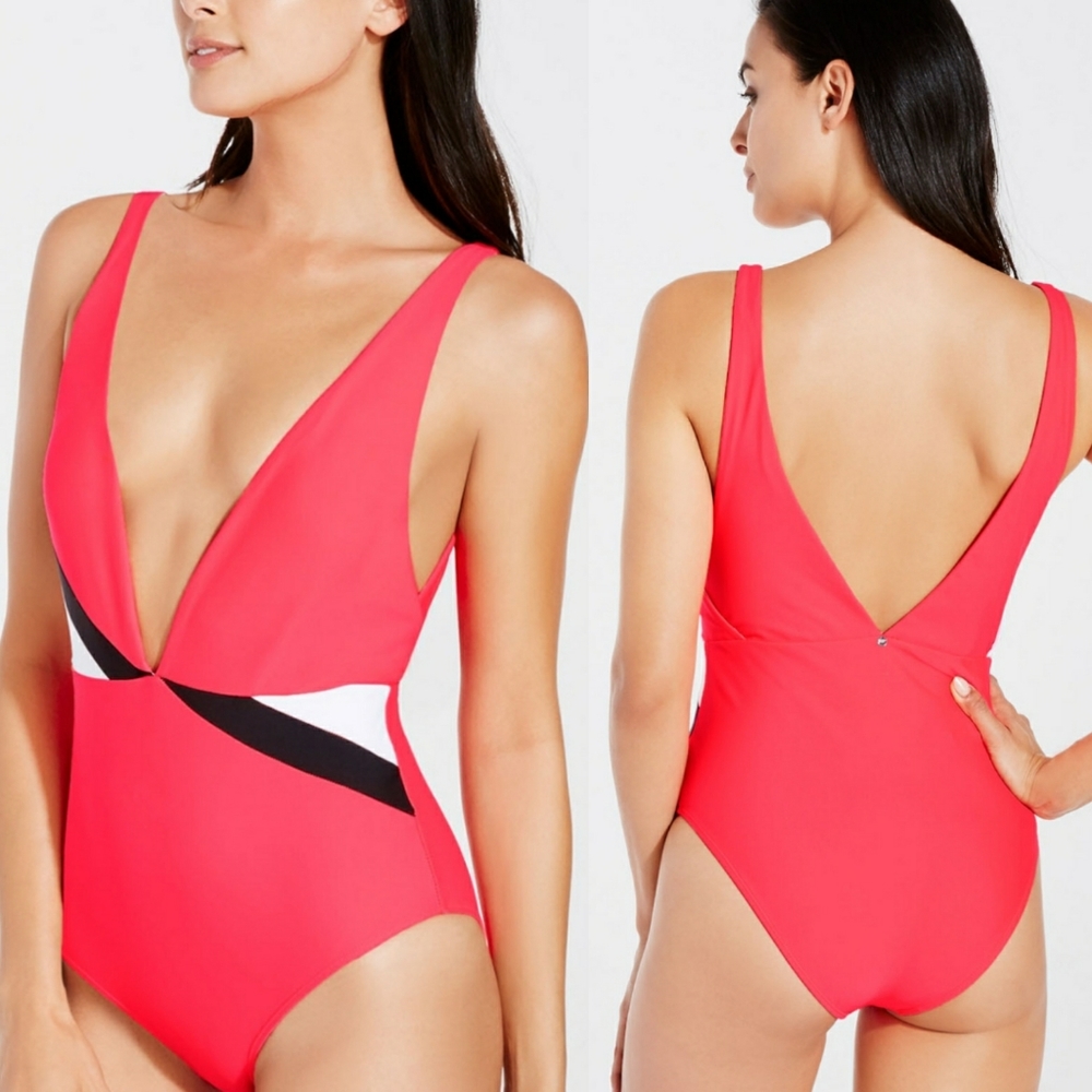 Fabletics - Deep Plunge Maro Swimsuit size XL